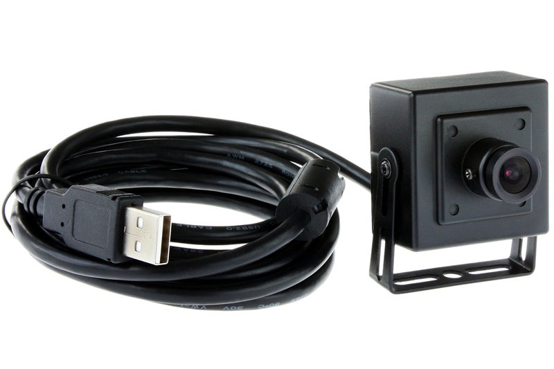 ELP 2.1mm Wide Angle Low Light USB Camera for Computer Home Industrial Video System 1.3megapixel 960P 0.01lux Mini PC Camera with Metal Case UVC USB2.0 Webcamera USB,with 3m/9.9ft Cable for Laptop - Image 1